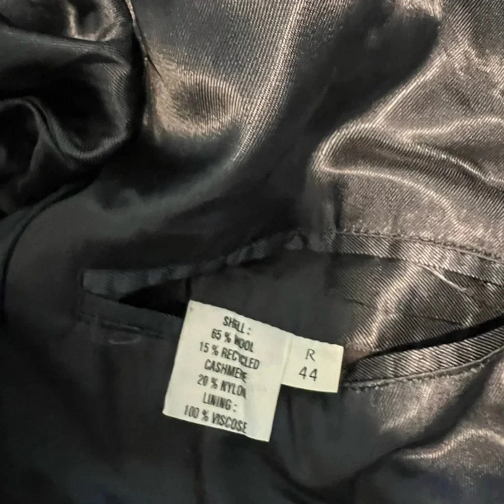 Vintage Silver Cloud Italian Gray Men’s Coat size R44 - Picture 2 of 4
